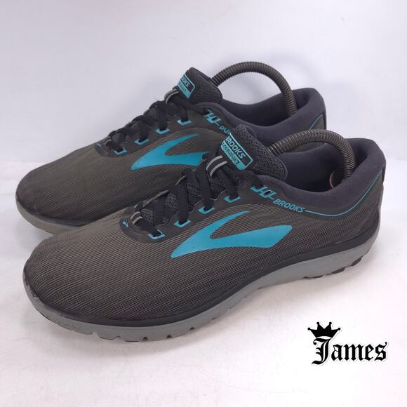 Brooks Pure Flow 7 Athletic Running Shoe Womens Size 10 1202621B067 Black - Picture 1 of 10